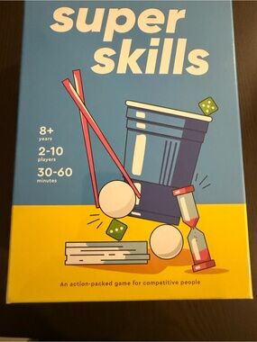 Super Skills Party Game - Blue & Yellow